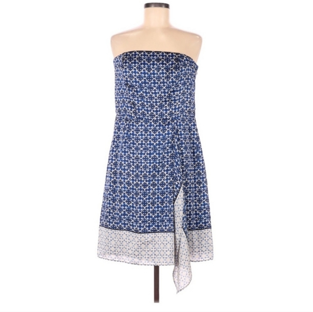 The Limited Printed Strapless Dress